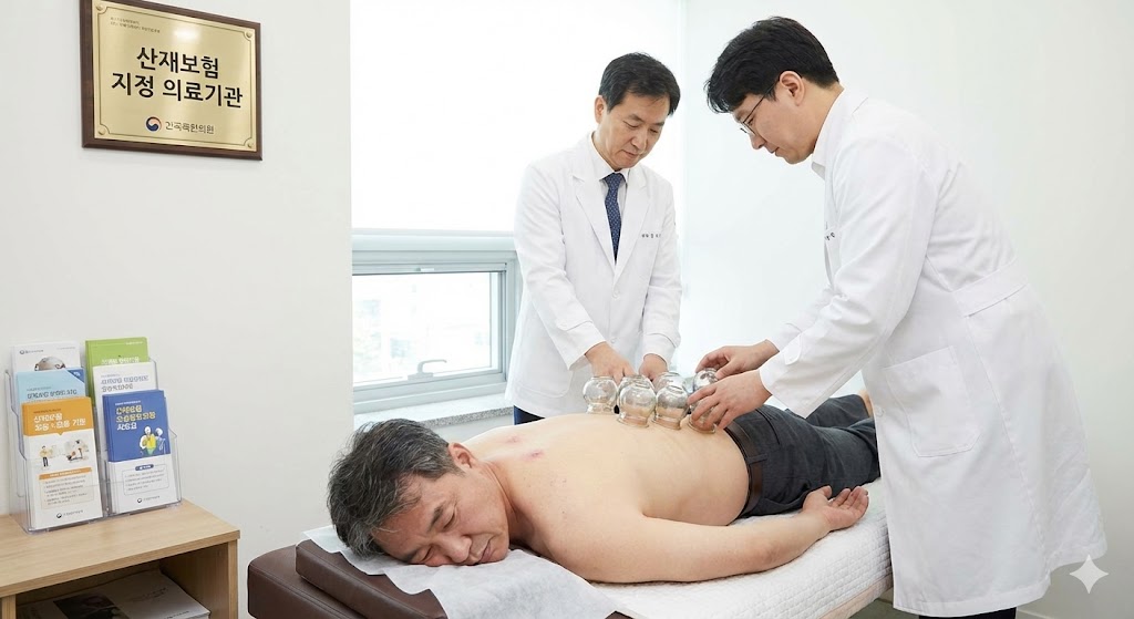 산재 근로자를 위한<br/>한방 재활 솔루션